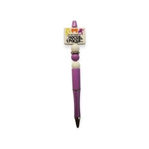 Hocus Pocus Beaded Pen in Purple